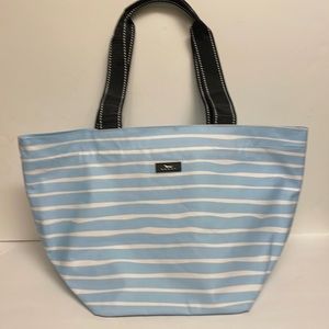 SCOUT “Day Tripper” Baby Blue with White Stripes Shoulder Bag - NWOT